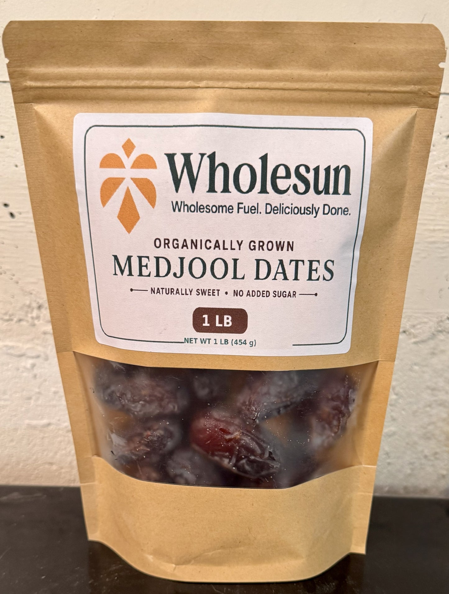 1 lb Resealable Bag Organic Medjool Dates